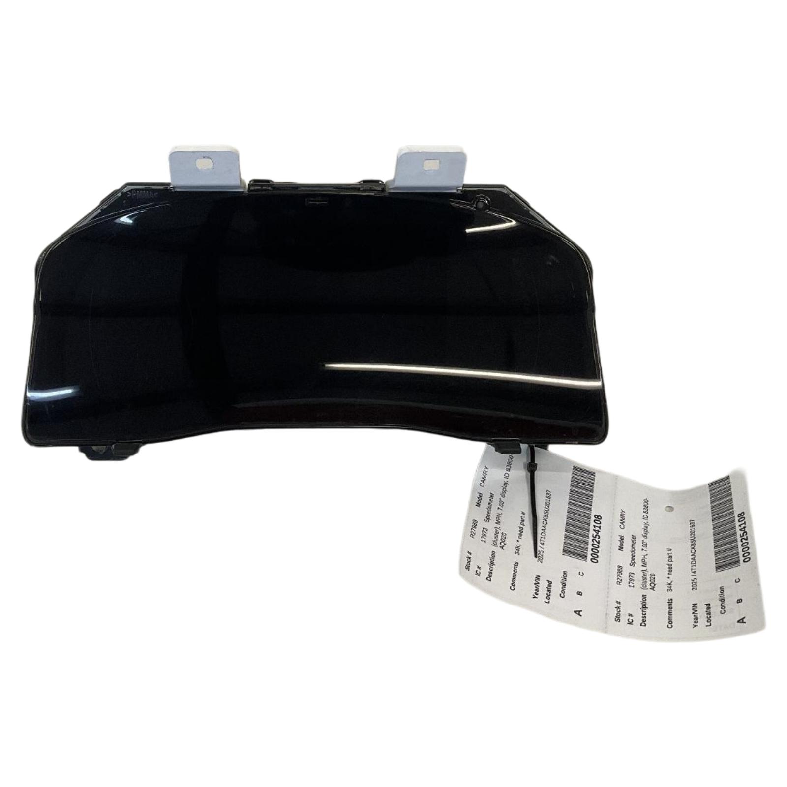 2025 Toyota Camry Speedometer Assembly