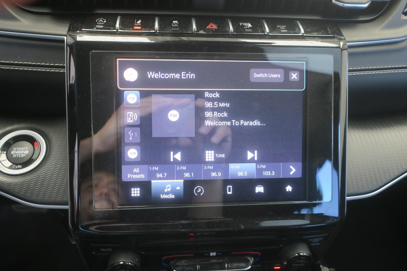 Info-GPS-TV Screen