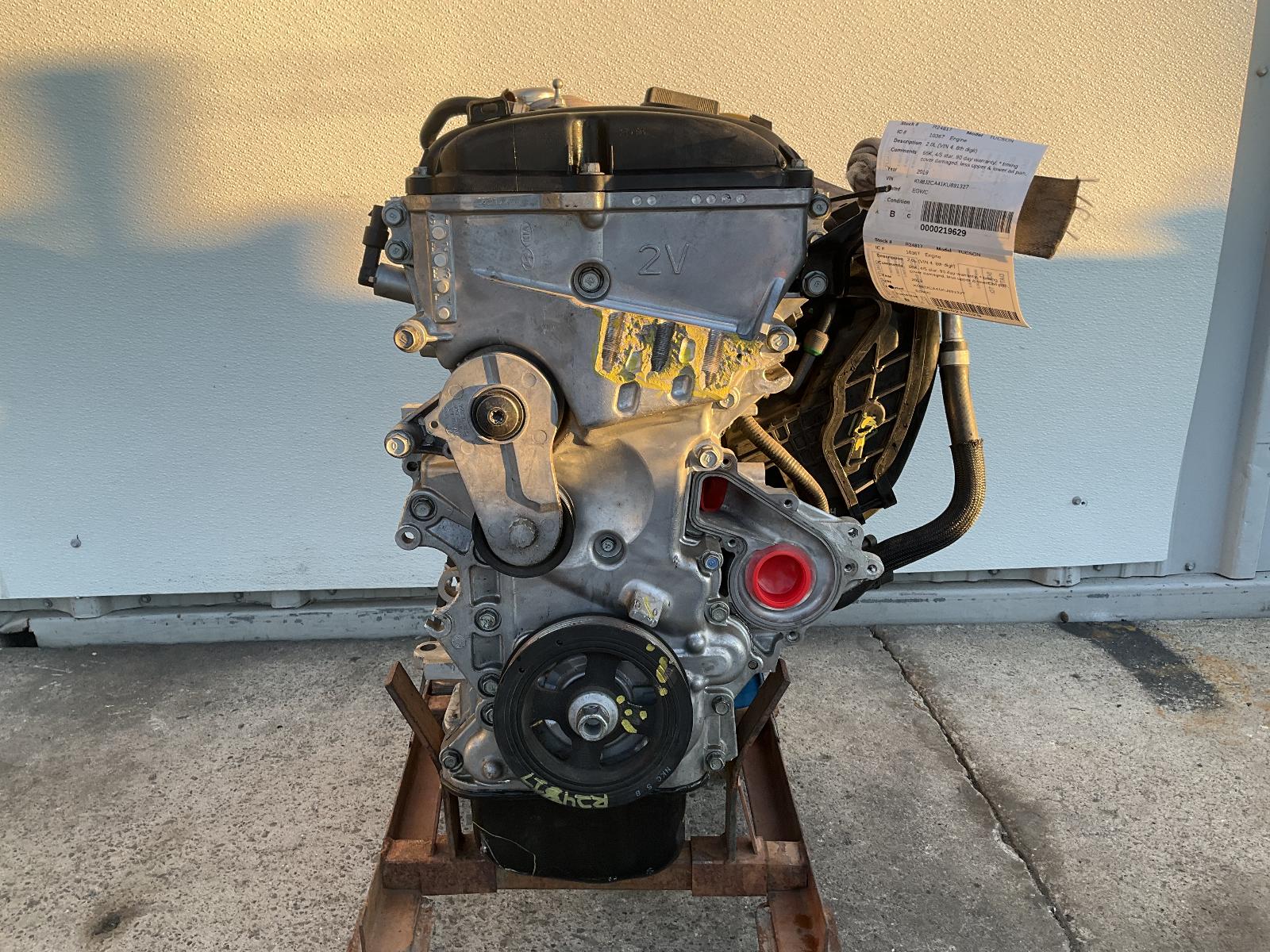 Used 2019 Hyundai Tucson - Engine Assembly For Sale; 2.0L (VIN 4, 8th  digit) - Auto Gator