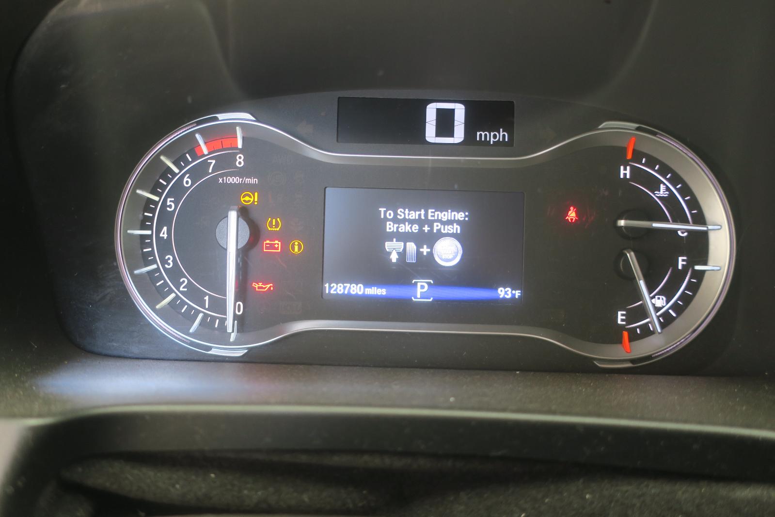2016 Honda Pilot Speedometer Assembly