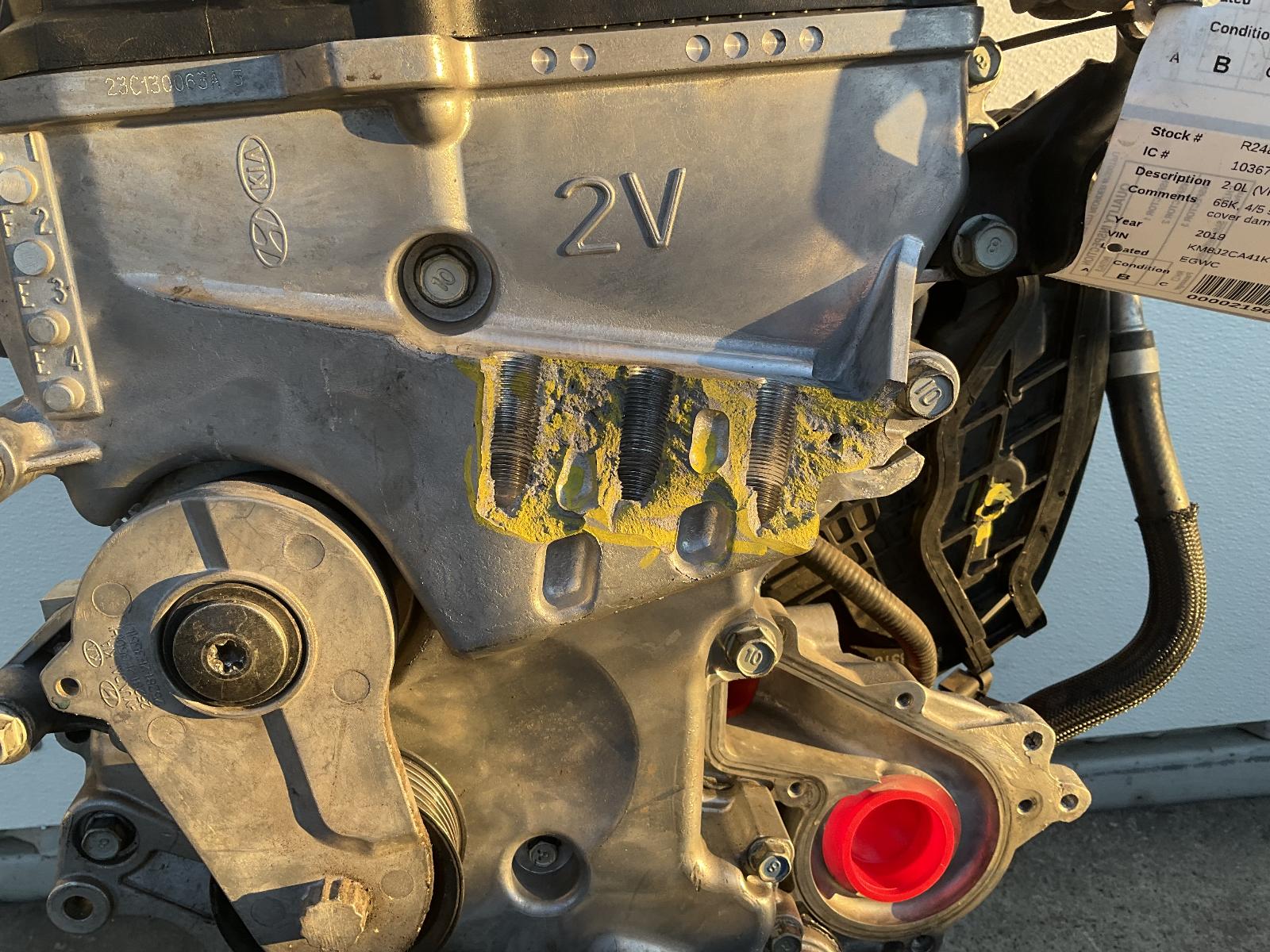 Used 2019 Hyundai Tucson - Engine Assembly For Sale; 2.0L (VIN 4, 8th  digit) - Auto Gator
